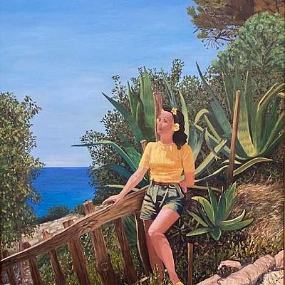 Maman en Corse en mai 48